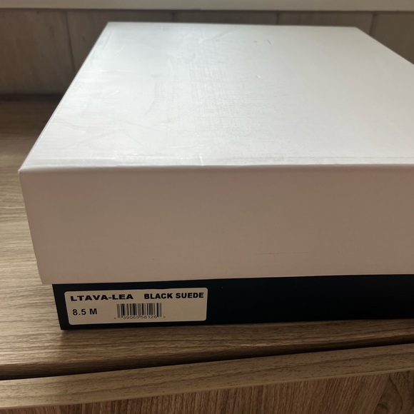 Leith Black Heels with Ankle Strap Detail - Picture 2 of 9